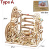 3d Wooden Puzzle Building Model Kits Marble Runs nical Puzzles Selssembly Toy STEAM Educational Toys for Kids Adult Gift