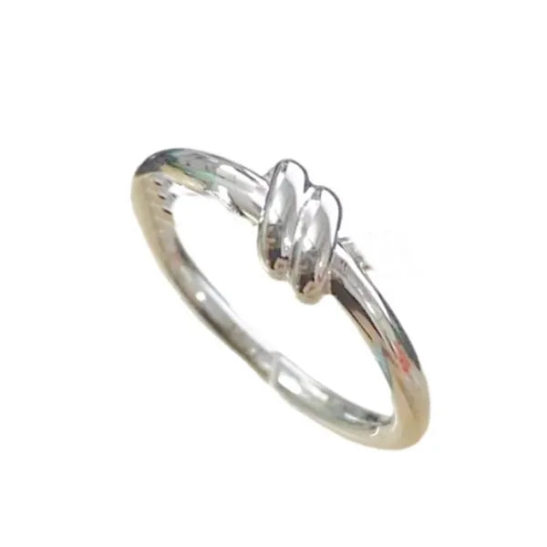 Womens Designer Rope Twisted Diamondless Set with Diamond Popular Fashion Classic Versatile Single Double Ring Multi Size