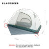 5e849d1a0d13fc86 Blackdeer New Archeos 1pro 2.0 One Person Silicon Coated Tent For Hiking Trekking 220*90cm 8.5mm Aluminum Pole with Footprint