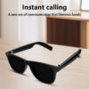 Smart Glasses Remote Control Touch Photo Camera Recording Translator Voice Assistant Adults Wireless Bluetooth Glasses