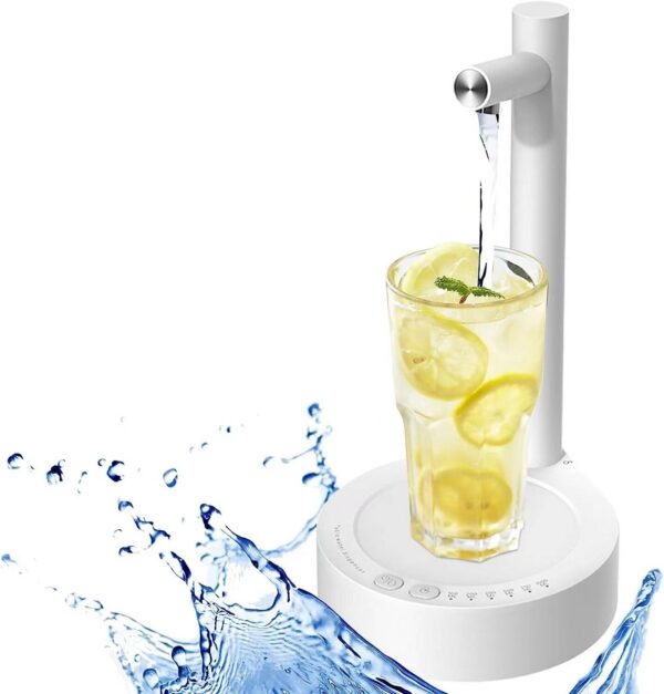 Desktop Bottle Dispenser Automatic Smart Electric Water Dispensers for 5 Gallon & Universal Bottles USB Charging 7 Levels