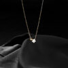 5e968bf4fa2ff610 Birthday Gift Sterling Sier Cute Shiny Star Collar Pendant Flashing Diamond Necklace Woman Charm Jewelry Wedding Party Gif
