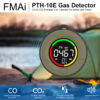 5e9a8fed7b7ace18 K5 PTH-10E Mini Carbon Monoxide Detector CO CO2 Air Quality Portable Monitor HD LED Screen USB Charging for Indoor and Travel