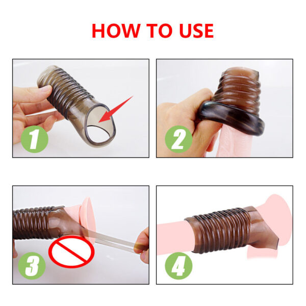 5e9fa115f172ac63 G Spot Vagina Vibrator Ring Reusable Silicone Delay Ejaculation Stronger Erection Clitoris ButtPlug Anal Adult Sex Toys Men