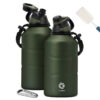 FEIJIAN Thermos Bottle 1.9L Large Capacity Stainless Steel Thermal Water Bottle Cold and Hot Vacuum Flask With rope Gym