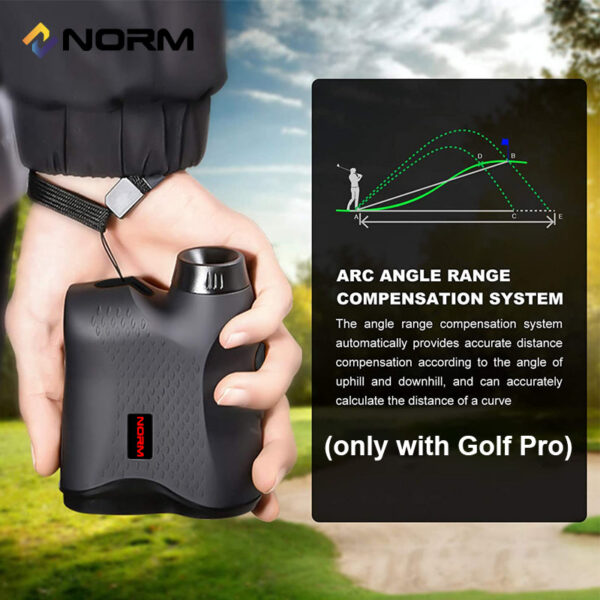 NORM Rangefinder 500M 900M 1200M 1500M Laser Distance Meter for Golf Sport, Hunting, Survey