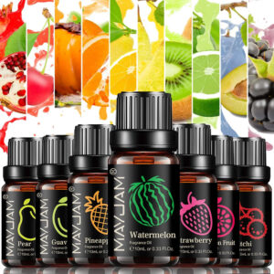 5eac9dbac3d2d9ad MAYJAM 10ML Fruit Fragrance Oil Strawberry Watermelon Mango Coconut Cherry For Humidifier Candle Soap Making Air Freshener