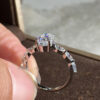 5ebfc57c16edffdb Exquisite Oval Moissanite Gemstone Female Jewelry Engagement Ring Six-claw Set Is More Shiny Than Diamond Gift