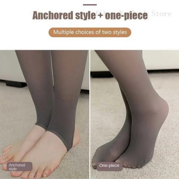 5ec6d42d87d7c0cd Socks Hosiery Woman Translucent Wool Sock Winter Stocking Fleece Lined Tights Thermal Pants Legging Fake Pantyhose Y2211