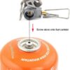 Hamans BRS BRS-3000T Ultraleichter Titan Campingkocher für Rucksacktouren (25 g) mit 1 zusätzlichen O-Ring