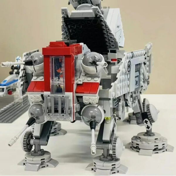 5ed03ab87dd097cb Hot Toys Star Wars All Terrain Tactical Actuator At-te With 75337 Model Building Kit Self-locking Bricks Birthday ChristmasGift