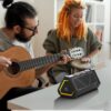 5edc49b9295b8098 MLOVE P3 Outdoor Bluetooth Speaker, 40W Output Power Bluetooth 5.3 Speaker ,Stereo Sound IPX7 Waterproof,Micro SD Card,RGB Light