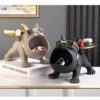 5edfe0b155ac40dc VIKAMA Bulldog Storage Ornaments Entrance Door Key Candy Tray Nordic Style Personalized Home Decor