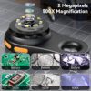 2.0inch 500X Digital Microscope 1080P Video Coin Microsco with Magnifying Glass Wiht 8Leds for Electronics Repair Windows/