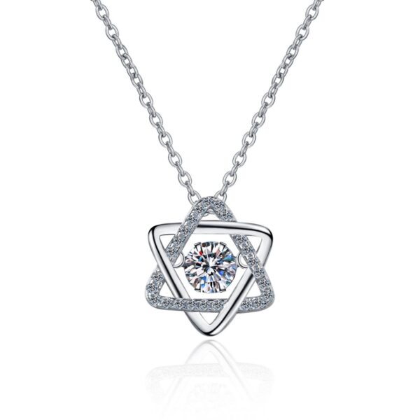 5ee8896b9700784c 14K White Gold Real GRA Moissanite For Women Sterling Sier 0.5ct Lab Diamond Necklace Fine Jewelry