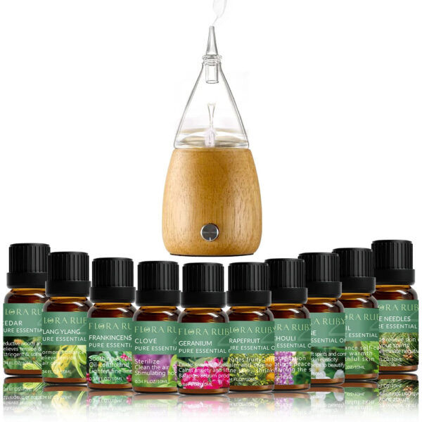 5ef0e1784081140f Essential Oils for Diffusers Lavender Eucalyptus Tea Tree Peppermint Rosemary Mint Bergamot Lemon Rose Pure Essential Oil 10ml