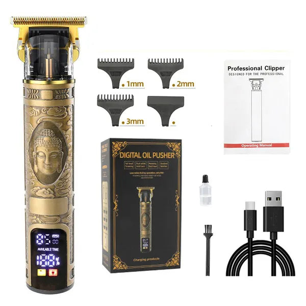 5ef843d8e3833ac0 T9 Electric Clipper for Man With LCD Display Shaver Trimmers For Men Barber Professional Beard Rechargeablehine Hair Cutting