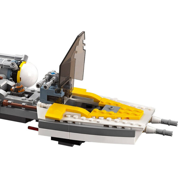 5f15b7bf00e22b83 Interstellar Series Y-Wing Building Blocks Set, Compatible with 75172 Fighter Models, Brick Toys Kids Birthday Gift