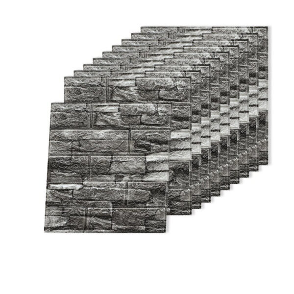 5f2a8003975c0ab1 3D Three-dimensional Wall Self-adhesive Wallpaper Anti-collision Decorative Stickers 10pc