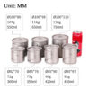 5f48e4c1aab275d2 TOMSHOO Ultralight Titanium Outdoor Portable 2PCS Set 450ml 750ml Camping Picnic Water Cup Mug with Foldable Handle