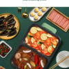 2025 Electric Food Slicer Meat Food Household Desktop Meat Slicer Lamb and Beef Slicers 0-22mm Bread Ham Meat Cutting Machine