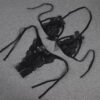 5f71903c71db0abb Women's Detachable Three Point Two-piece Set Sexy Open Crotch Mini Panties Seductive Lace Lingerie Hot Thong Strap Underwear