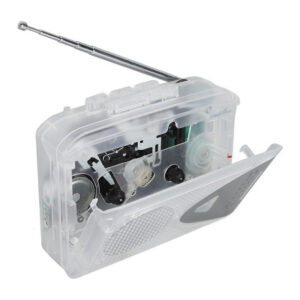 Portable Player Auto Reverse Clear Stereo 3.5mm Headphone Jack Cassette Tape to MP3 Converter Support FM AM Radio