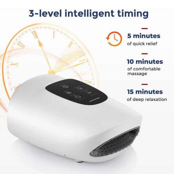 5f7d1e2dd7b3d828 Wireless Electric Hand Massager Air Compression Hot Compress Palm Acupoint Massager Finger Arthritis Numbness Muscle Relaxation