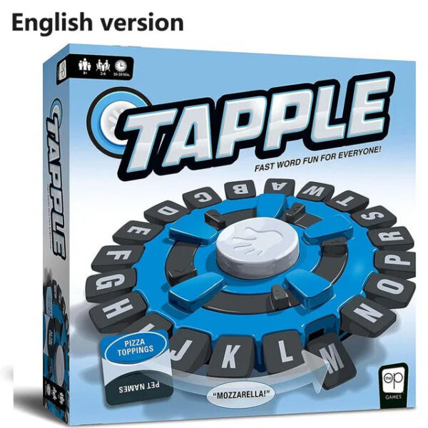 New English and Spanish tapple board Family Interactive with timer interactive coordination game Christmas Gift