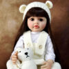 Lifelike Reborn Dolls Realistic Full Silicone Baby Bebe Vinyl 50CM Newborn Girl Doll Princess Toddler Toy Gift