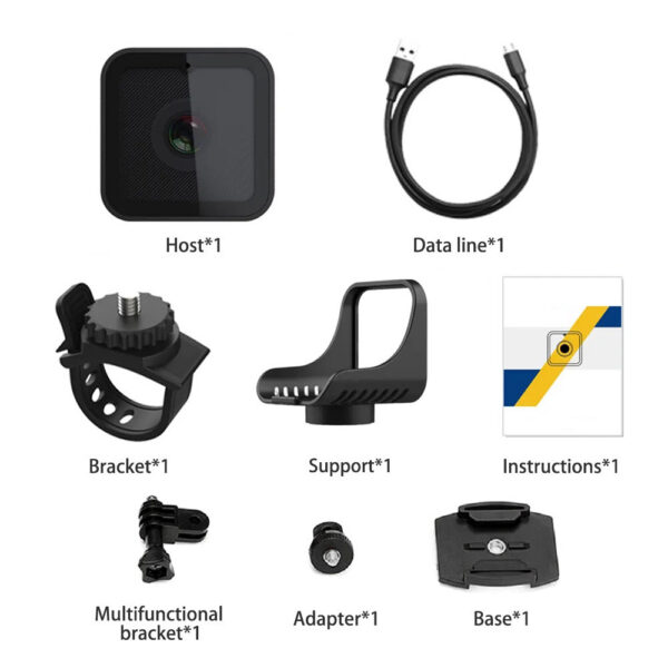 5fa35eef6142e3d7 Sports Mini Waterproof Camera 1080P Motorcycle Bike Driving Recorder Mobile DV