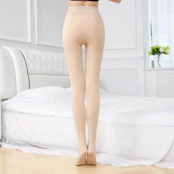5fb9e9b631c740e9 Sports Socks Winter Thermal Stockings For Women Wear Thick Keep Warm Pantyhose Tight Slim Push Up Hip Black Or Skin Color Long