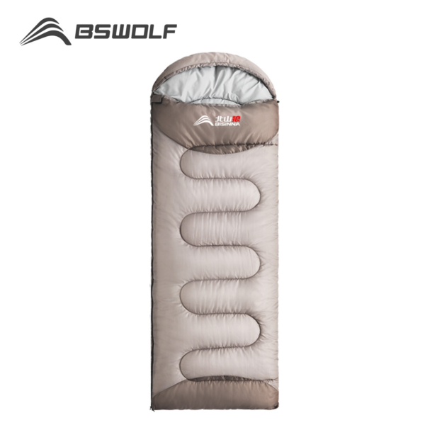 BSWOLF Camping Bag Ultralight Waterproof 4 Season Warm Envelope Backpacking Sleeping Bags for Outdoor Traveling Hiking
