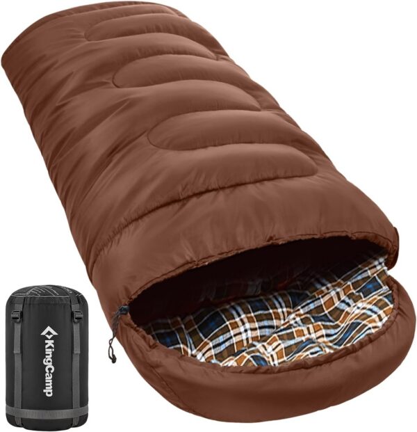 5fca4f76ef37eb65 KingCamp Outdoor Sleeping Bag Warm Portable Lightweight 3-4 Seasons Camping Sleeping Bag 300g/400g Filling for Adults