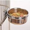 5fce3eb3400f3db2 Pet Feeder Water,10oz 20oz 30oz Bird Hamster Small Animal Cup with Holder,Stainless Steel 10oz Cage Coop Hook Cup for Small Animal Cage Bowl (10oz Stainless Steel Bowl)