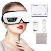 5fd0f3b43e55ff31 Eye Massage Instrument Vibration Airbag Pressure Hot Compress Eye Massager Bluetooth Music Relax Fatigue Eye Care Foldable