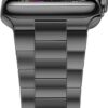 5fe24e1f025cfa1a iiteeology Compatible with Apple Watch Band 49mm 45mm 44mm, Upgraded Solid Business Stainless Steel Band for Apple iWatch Series 9/8/7/Ultra,Space Gray
