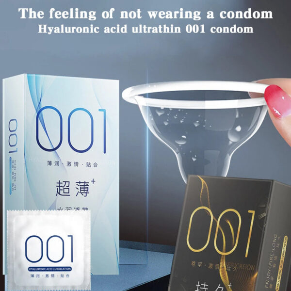 5ff2ddbf5e4c149f 10PCS Ultra-thin Condom Long Lasting Lubricated Latex Condom Adult Supplies Penis Sleeve Sex Toy for Men 성인용품