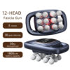 5ff48f92755242af 16-Head Fascia Gun High-Frequency Vibration Body Massage Gun Back and Waist Massager Neck Shoulder Massager Muscle masajeador