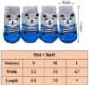 4Pcs/set Autumn Winter Pet Dog Socks Anti-Slip Knitted Small Dogs Shoes Thick Warm Paw Protector Cute Puppy Cat Indoor Wear Boot