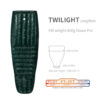 AEGISMAX Wind Hard Twilight 10D -5 Degree 800FP Down Ultralight Camping Quilt Sleeping Bag Winter Hiking Equipment