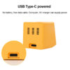 6023ad94e697e924 MINI Size Smart WIFI Weather Station Clock for Game . DIY Cute GInimations and Electronic Album Function