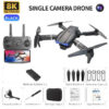 New E99Pro Drone 4K Professinal With Wide Angle Dual HD Camera Foldable RC Helicopter 5G WIFI FPV Height Hold Apron Sell