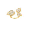 603a36cab53e30ad new model full diamond bead edge drip ring opening, suitable for holiday gifts