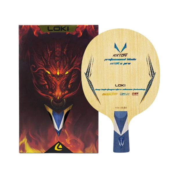 604748f0f6b5c22c LOKI RXTON 5 Pro Province Table Tennis Blade Built-in Basalt Fiber Carbon 5 Wood 2 Carbon Ping Pong Racket Arc & Fast Attack
