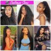 6049970ce5d1b630 Kinky Curly Wigs Frontal 13x4 HD Front Pre Plucked 4x4 Lace Closure Wig Remy Human Hair Extersion