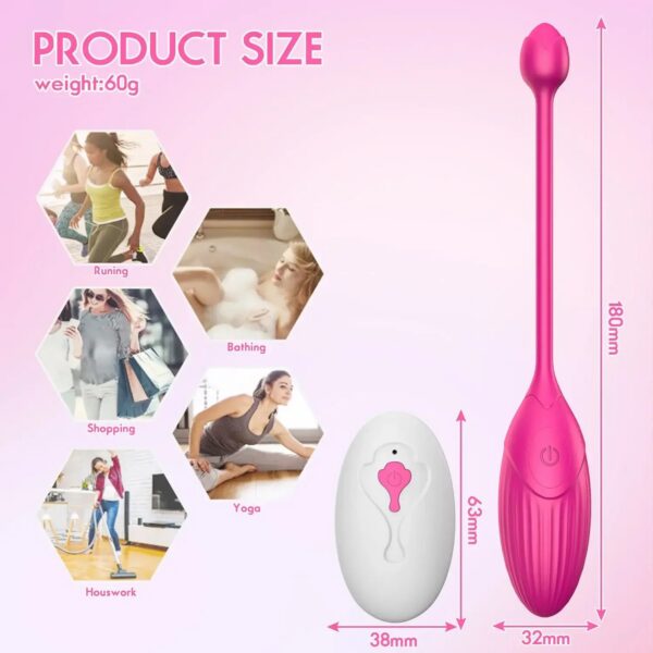 604fa3c1c9a6d428 Women Wireless Remote Control Vibrating Egg Clitoral G-Spot Stimulator Prostate Massager Breast Masturbator Adult Sex Toy Couple