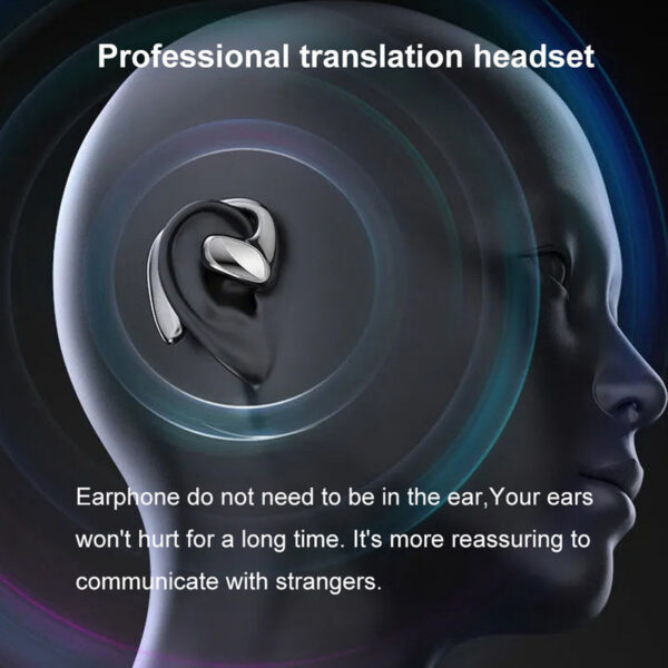 6057776e603a8c5d M8 Language Earbuds Smart 144 Languages High Accuracy Wireless Bluetooth Two Way Translator Device