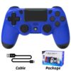 DATA FROG Bluetooth-Compatible Game Controller for PS4/Slim/Pro Wireless Gamepad PC Dual Vibration Joystick For IOS/Android