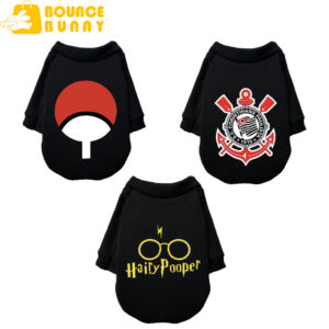 Pet Spring/Summer Current Trendy Brand Printed Sweatshirt Small and Medium sized Dog Fashion Hat less Clothing